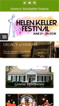 Mobile Screenshot of helenkellerfestival.com